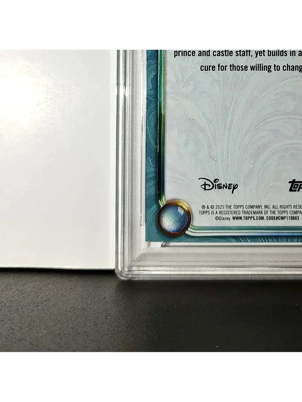 Enchantress 2025 Topps Disney #128 Diamond Card Beauty and the Beast PSA 6